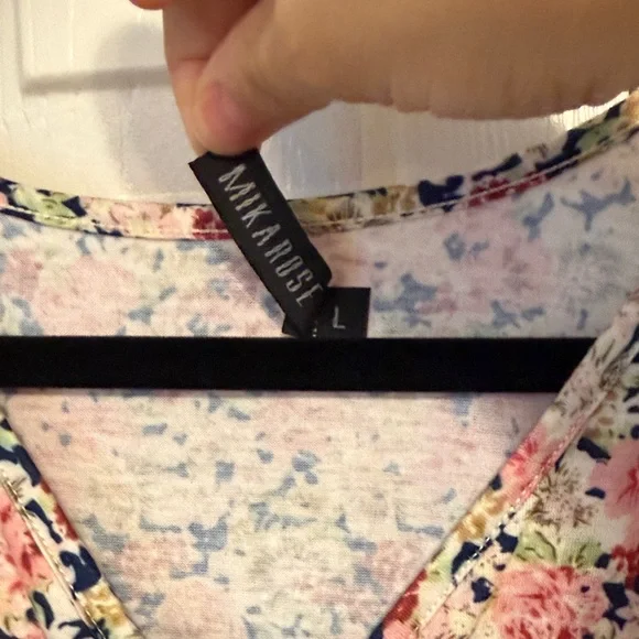 Mikarose Floral Dress - Pink, Red, Green, Yellow - Picture 7 of 8